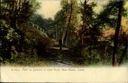 Path To Summit Of East Rock Postcard