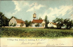 A Village View, Shakers Postcard