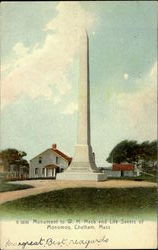 Monument To W. H. Mack And Life Savers Of Monomoy Postcard