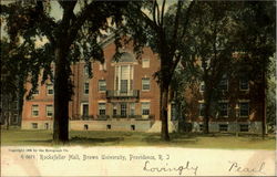 Rockefeller Hall, Brown University Providence, RI Postcard Postcard