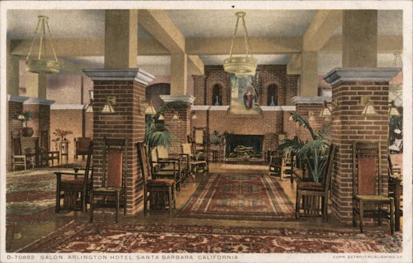 Salon in Arlington Hotel Santa Barbara California