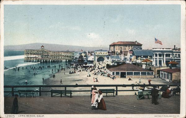 Beach Scene Long Beach California
