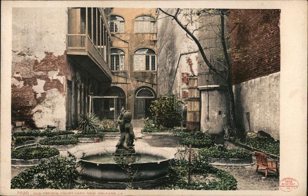 Old French Courtyard New Orleans Louisiana