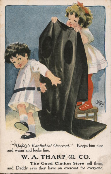 W. A. Tharp & Co. The Good Clothes Store Advertising