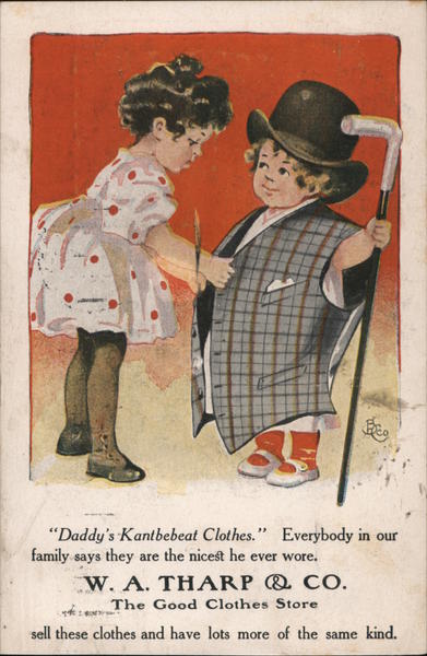 W.A. Tharp & Co., Kantbebeat Clothing Advertising
