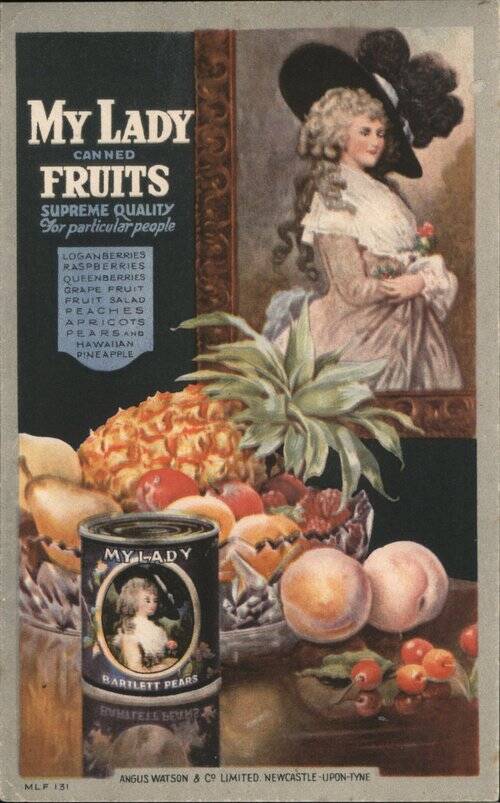 My Lady Canned Fruits Advertising