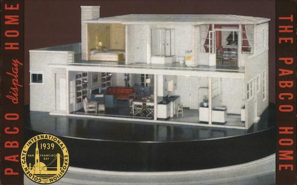 Pabco's Miniature Model Display Home Advertising