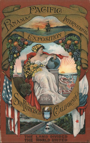 San Francisco, California 1915 Panama-Pacific International Exposition (PPIE)