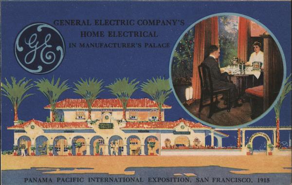 General Electric Company's Home Electrical in Manufacturer's Palace San Francisco California