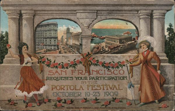 San Francisco Portola Festival 1909 California Exposition