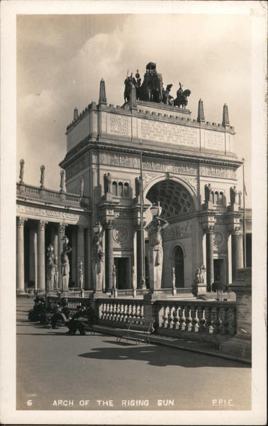 Arch of the Rising Sun San Francisco California 1915 Panama-Pacific International Exposition (PPIE)