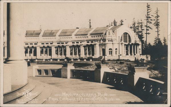 Manufacturers Building from Entrance to Agricultural Building