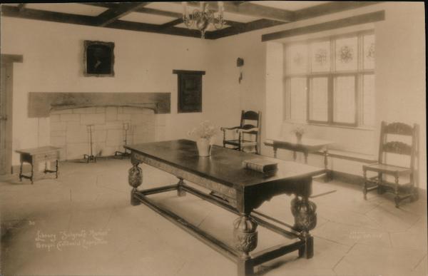 Library, Sulgrave Manor Sesquicentennial Exposition Philadelphia 1926 Pennsylvania