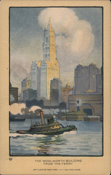 The Woolworth Building From the Ferry New York Rachael Robinson Elmer