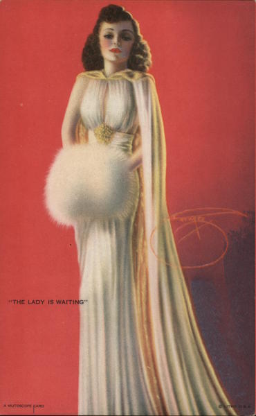 The Lady Is Waiting Billy DeVorss Swimsuits & Pinup