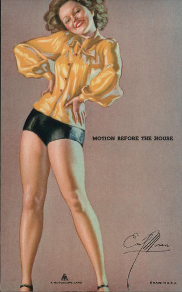 Motion Before The House Earl Moran Swimsuits & Pinup