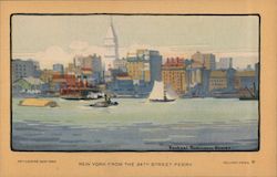 New York from the 34th Street Ferry Rachael Robinson Elmer Postcard Postcard Postcard