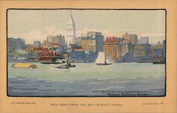 New York from the 34th Street Ferry Postcard