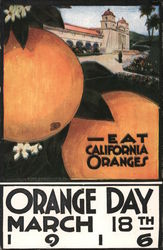 California Orange Day, March 18, 1916 Postcard
