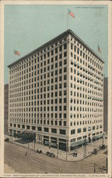 Exterior of Brotherhood of Locomotive Engineers Bldg Postcard