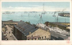 Birds-Eye View of Waterfront Postcard
