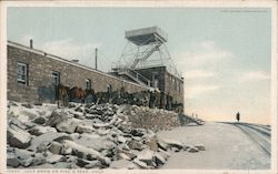 July Snow on Pike's Peak Postcard