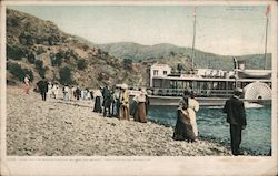 Hunting for Moonstones at Moonstone Beach Postcard