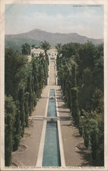 Main Axis of Garden from Casino, El Furiedes Postcard
