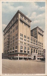 Exterior of Los Angeles Athletic Club California Postcard Postcard Postcard