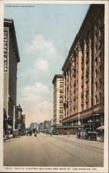 Pacific Electric Building and Main Street Postcard