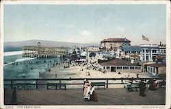 Beach Scene Long Beach, CA Postcard Postcard Postcard