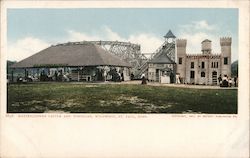 Katzenjammer Castle and Toboggan, Wildwood Postcard