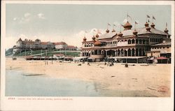 Exterior of Casino and Sea Beach Hotel Santa Cruz, CA Postcard Postcard Postcard