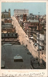 California Street Hill and Fairmount Hotel Postcard
