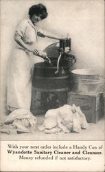Wyandotte Sanitary Cleaner and Cleanser Postcard