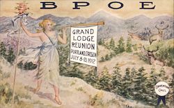 B.P.O.E. Grand Lodge Reunion, July 8-13, 1912 Postcard