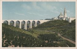 Puente Cabrillo and California Building Postcard