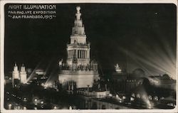 Night Illumination Postcard