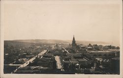 View of the Panama-Pacific International Exposition from distance Postcard