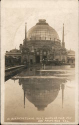 Horticultural Hall 1915 Panama-California Exposition Postcard Postcard Postcard