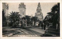 Tower of Jewels - Avenue of Palms San Francisco, CA 1915 Panama-Pacific International Exposition (PPIE) Postcard Postcard Postcard