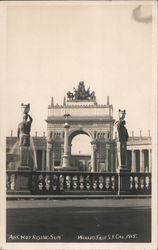 Arch of Rising Sun Worlds Fair San Francisco, CA 1915 Postcard