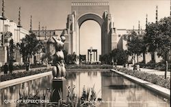 Court of Reflections 1939 Golden Gate International Exposition (GGIE) Moulin Postcard Postcard Postcard
