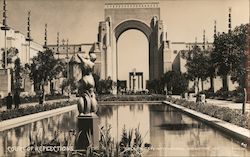 Court of Reflections - Golden Gate International Exposition 1939 Golden Gate International Exposition (GGIE) Postcard Postcard Postcard