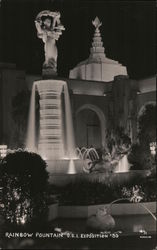 Rainbow Fountain Golden Gate International Exposition 1939 Postcard