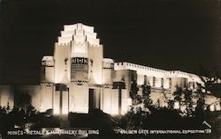 Mines, Metals & Machinery Building Golden Gate International Exposition 1939 Postcard