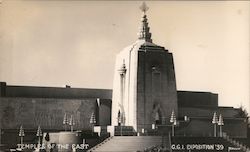 Temples Of The East 1939 Golden Gate International Exposition (GGIE) Moulin Postcard Postcard Postcard