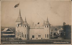 Swedish Building 1909 Alaska Yukon-Pacific Exposition 1186 Dakes Photo Co. Postcard Postcard Postcard