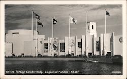 Foreign Exhibit Bldg., Lagoon of Nations Postcard