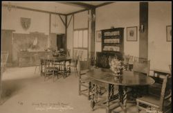 Dining Room, George Washington's Sulgrave Manor Sesquicentennial Exposition Philadelphia 1926 Postcard